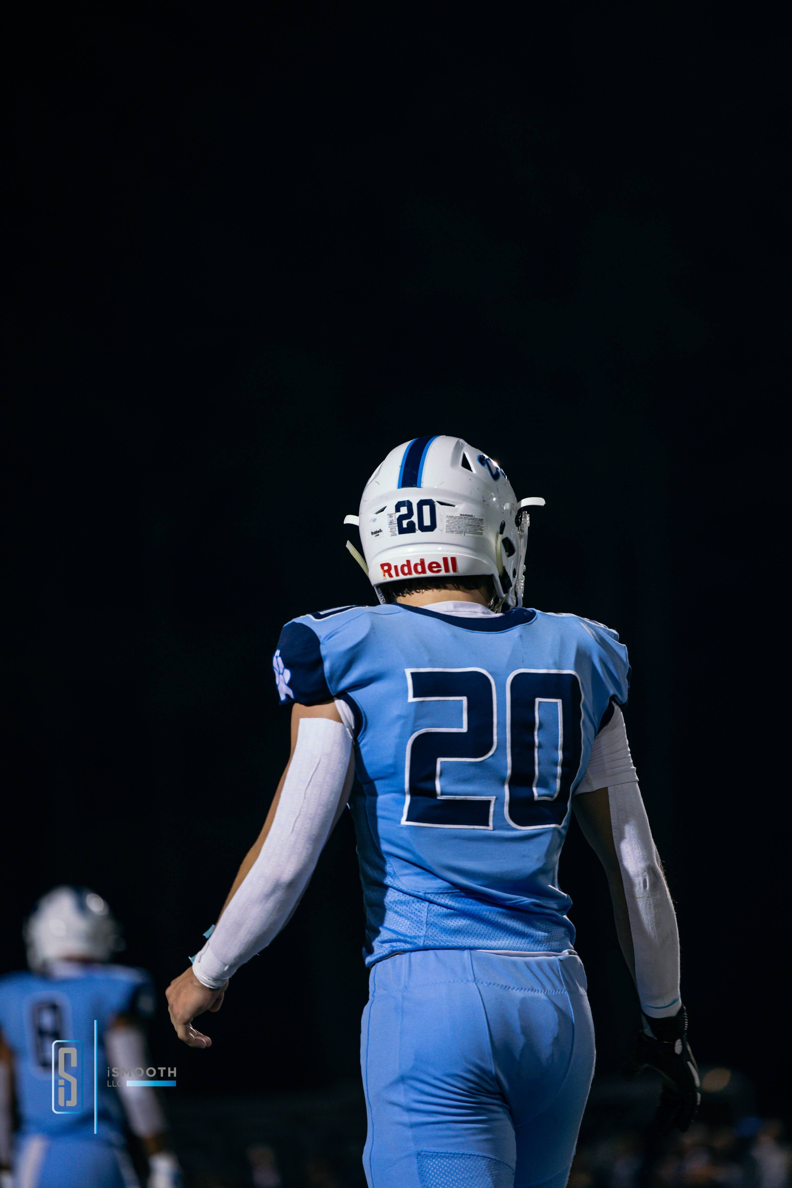 Senior year action shot